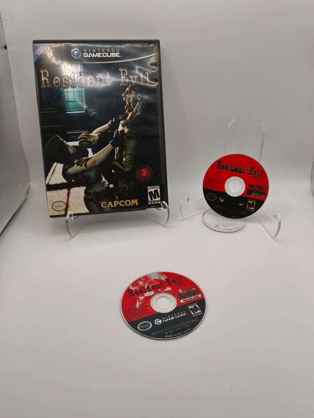 Resident Evil GameCube 2-Disc Case+Discs No Manual